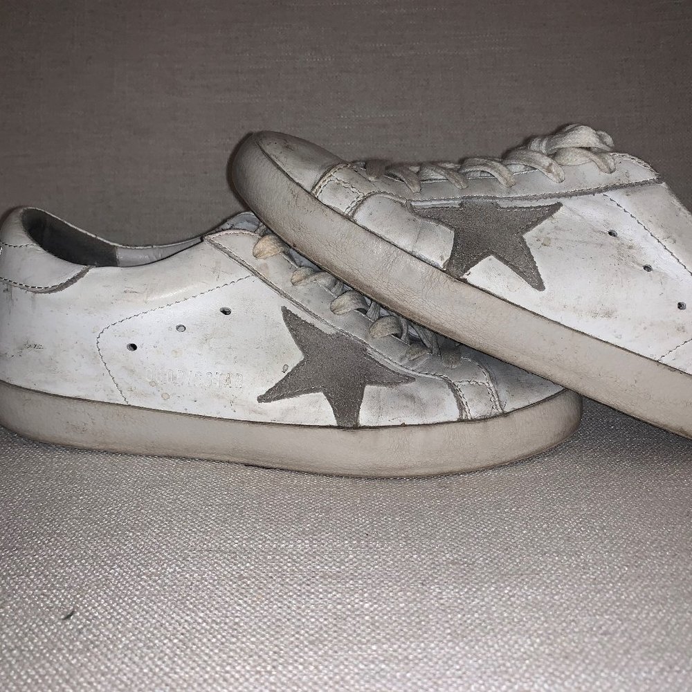 Used Classic White Golden Goose Sneakers sz 8